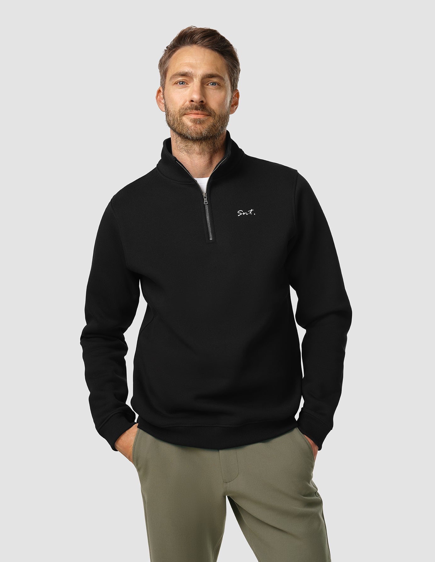 Everyday Half Zip Black